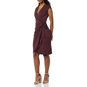 Amazon Essentials klassisk keps ärm wrap klänning (finns i plusstorlek), vinröd, X-Large Amazon Essentials klassisk keps ärm wrap klänning (finns i plusstorlek), vinröd, X-Large