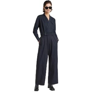 G-STAR RAW Tailored wrap jumpsuit långärmad, Blå, XS G-STAR RAW Tailored wrap jumpsuit långärmad, Blå, XS
