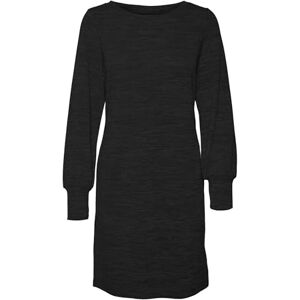 VERO MODA Dam Vmkatie Ls Short Dress JRS Noos klänning, svart, S VERO MODA Dam Vmkatie Ls Short Dress JRS Noos klänning, svart, S