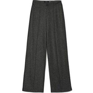 VERO MODA Vmeva Hw Wide Pull On Pant Noos, Mörkgrå melange, M / 32L VERO MODA Vmeva Hw Wide Pull On Pant Noos, Mörkgrå melange, M / 32L