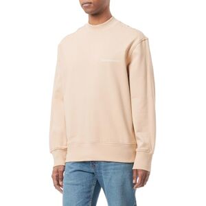 Calvin Jeans Institutionella HWK Mock Neck tungviktsstickade, Varm sand, M Calvin Jeans Institutionella HWK Mock Neck tungviktsstickade, Varm sand, M