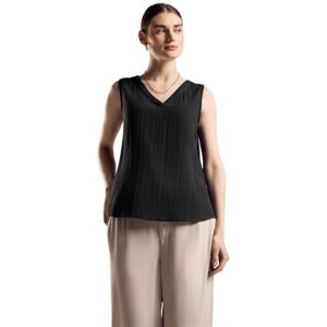 Street One Ärmlös blus, svart, 40 Street One Ärmlös blus, svart, 40