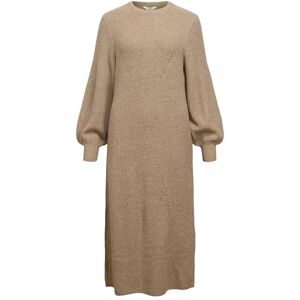 Object Objektet OBJDITTE RE L/S stickad midiklänning NOOS, Öken taupe/detalj: melerad, XS Object Objektet OBJDITTE RE L/S stickad midiklänning NOOS, Öken taupe/detalj: melerad, XS