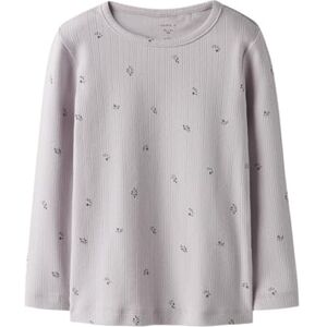 NAME IT Nmfberries Ls Slim Top, Lilac marmor, 92 NAME IT Nmfberries Ls Slim Top, Lilac marmor, 92