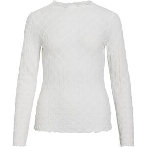 Vila dam Vimessi funnelneck L/S topp/Pb, Snövit, M Vila dam Vimessi funnelneck L/S topp/Pb, Snövit, M