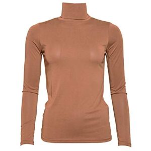 SPARKZ COPENHAGEN Dam Sella Rollneck Ls T-shirt, Mörk Fudge, S SPARKZ COPENHAGEN Dam Sella Rollneck Ls T-shirt, Mörk Fudge, S