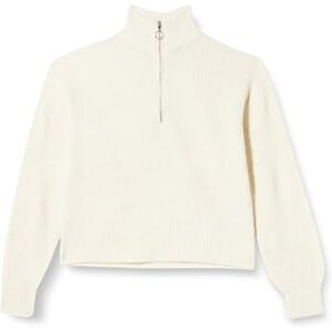 VERO MODA Bestseller A/S VMMILI LS dragkedja GA boo tröja, björk/detalj:W. Melange, L, Birch/Detail:w. Melange, L VERO MODA Bestseller A/S VMMILI LS dragkedja GA boo tröja, björk/detalj:W. Melange, L, Birch/Detail:w. Melange, L