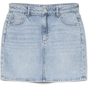 VERO MODA Vmtessa Hr kort DNM kjol mix Ga Noos denim, Azurblå, L VERO MODA Vmtessa Hr kort DNM kjol mix Ga Noos denim, Azurblå, L