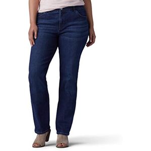 Lee Plus Size – ultralyxig komfort med flexibel rörelse, jeans med raka ben för kvinnor, 24 Plus Lee Plus Size – ultralyxig komfort med flexibel rörelse, jeans med raka ben för kvinnor, 24 Plus