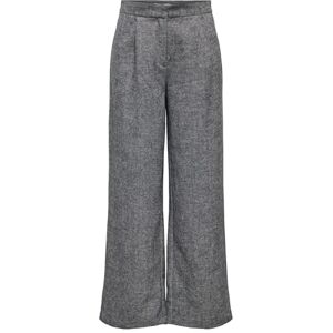 ONLY Onlbekka Life Mw Wide ull Look Pant TLR, Medium grå melerad, 34W / 32L ONLY Onlbekka Life Mw Wide ull Look Pant TLR, Medium grå melerad, 34W / 32L