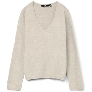 VERO MODA dam Vmbesti Ls V-hals tröja Boo, Björk, M VERO MODA dam Vmbesti Ls V-hals tröja Boo, Björk, M