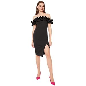 Trendyol Polyester Mix Klänning Svart Bodycon 38 Svart, Svart, 64 SE Trendyol Polyester Mix Klänning Svart Bodycon 38 Svart, Svart, 64 SE