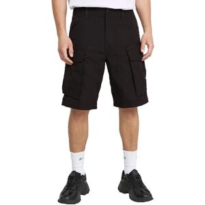 G-STAR RAW Rovic Zip avslappnade shorts, Svart (Dk Black D08566-d909-6484), 32W G-STAR RAW Rovic Zip avslappnade shorts, Svart (Dk Black D08566-d909-6484), 32W