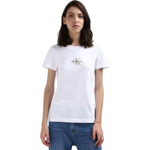 Calvin jeans dam monologo slim t-shirt S/S t-shirt, ljus vit, 4XL, Kritvit, 4XL/Stor Calvin jeans dam monologo slim t-shirt S/S t-shirt, ljus vit, 4XL, Kritvit, 4XL/Stor