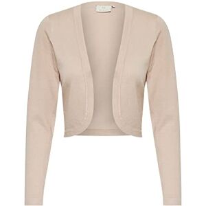 KAFFE Långärmad Bolero kort axeljacka för kvinnor, öppen framsida, orange, XL KAFFE Långärmad Bolero kort axeljacka för kvinnor, öppen framsida, orange, XL