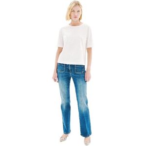 Caroll Kortärmad T-shirt med broderi, Molndansare, L Caroll Kortärmad T-shirt med broderi, Molndansare, L