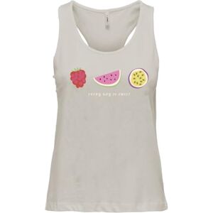 ONLY Onlhenny Life Reg S/L Tank Top Box JRS linne, GRÅ, XS ONLY Onlhenny Life Reg S/L Tank Top Box JRS linne, GRÅ, XS