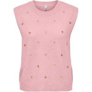 ONLY Onlmelody Sl Embroidery O-hals Cs KNT, Rosy Touch, XL ONLY Onlmelody Sl Embroidery O-hals Cs KNT, Rosy Touch, XL