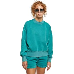 Urban Classics Damer Damer överdimensionerad sten tvättad crewneck, vattengreen, XL Urban Classics Damer Damer överdimensionerad sten tvättad crewneck, vattengreen, XL