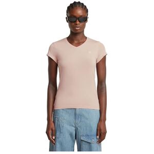 G-STAR , Eyben Slim V-Neck Top 2.0, Rosa (flytande rosa D24533-4107-1628), M G-STAR , Eyben Slim V-Neck Top 2.0, Rosa (flytande rosa D24533-4107-1628), M