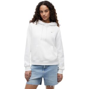 Tommy Jeans dam TJW REG S FLAG HOODIE DW0DW19958YBR006 pullover huvtröja, vit (vit), XL, Vit (vit), XL Tommy Jeans dam TJW REG S FLAG HOODIE DW0DW19958YBR006 pullover huvtröja, vit (vit), XL, Vit (vit), XL