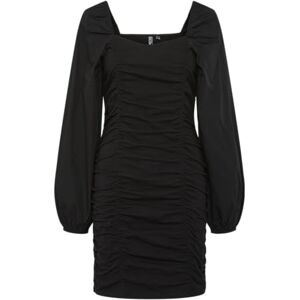PIECES Damer Pcmalysia Ls Mini Dress JRS Noos Bc, svart, XS PIECES Damer Pcmalysia Ls Mini Dress JRS Noos Bc, svart, XS