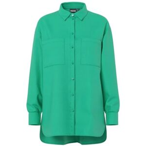 PIECES Damtröja Pcmelia Ls oversize Noos skjorta, Helt enkelt grön, S PIECES Damtröja Pcmelia Ls oversize Noos skjorta, Helt enkelt grön, S