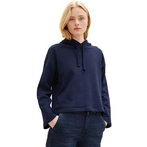 TOM TAILOR Denim dam Sweatshirt 1036980, 10360 Real Navy Blue, XS TOM TAILOR Denim dam Sweatshirt 1036980, 10360 Real Navy Blue, XS