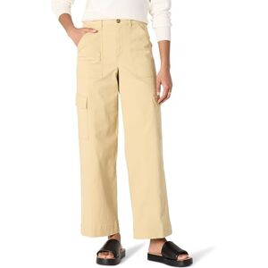Amazon Essentials dam hög avslappnad passform full längd bred ben cargo kaki byxa, SOLBRÄNNA, 54 Amazon Essentials dam hög avslappnad passform full längd bred ben cargo kaki byxa, SOLBRÄNNA, 54