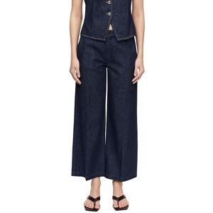 Comma Dam Culotte Denim Wide Leg 7/8 2182074, blå, 40 Comma Dam Culotte Denim Wide Leg 7/8 2182074, blå, 40