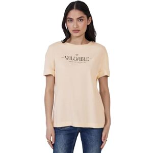 Street One Studio T-shirt med Wording, Mellow vanilj, 36 Street One Studio T-shirt med Wording, Mellow vanilj, 36