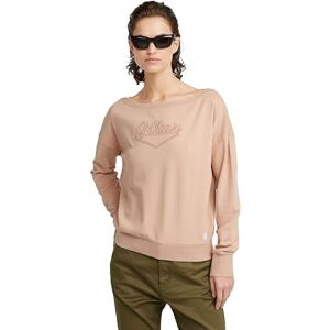 G-STAR RAW Boat Neck Loose Sw wmn, Rosa (Rugby Tan D24579-a970-g373), XL G-STAR RAW Boat Neck Loose Sw wmn, Rosa (Rugby Tan D24579-a970-g373), XL