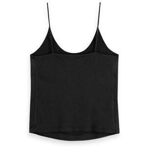 Scotch & Soda Core Jersey vävd tank, Svart 001, 36 Scotch & Soda Core Jersey vävd tank, Svart 001, 36