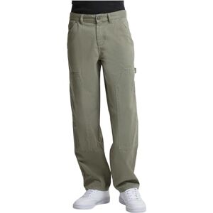 Urban Classics Twill Double Knee dam jeans svart bred, Grön (grön), 34 Urban Classics Twill Double Knee dam jeans svart bred, Grön (grön), 34