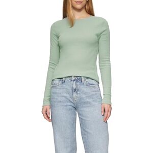 QS Slim Fit långärmad skjorta med ajourmönster, Salbeigrän, XXL QS Slim Fit långärmad skjorta med ajourmönster, Salbeigrän, XXL