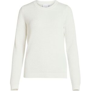 Vila Dam VIDALO O-hals L/S stickad TOP/SU-NOOS tröja, White Alyssum, XXL, vit alysum, XXL Vila Dam VIDALO O-hals L/S stickad TOP/SU-NOOS tröja, White Alyssum, XXL, vit alysum, XXL