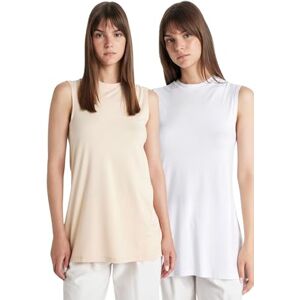 DeFacto damer oversize crop tops – klassisk baströja för kvinnor – bekväm oversize skjorta för kvinnor, ecru, M DeFacto damer oversize crop tops – klassisk baströja för kvinnor – bekväm oversize skjorta för kvinnor, ecru, M
