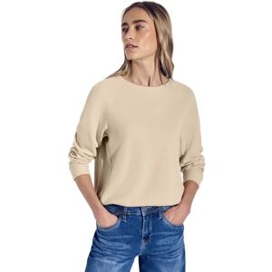 Street One Mysig tröja, Bomull beige, 46 Street One Mysig tröja, Bomull beige, 46