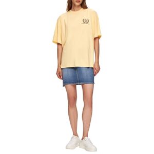LTB Jeans dam t-shirt tillverkad av bomull i gult regular – storlek M, GUL, M LTB Jeans dam t-shirt tillverkad av bomull i gult regular – storlek M, GUL, M