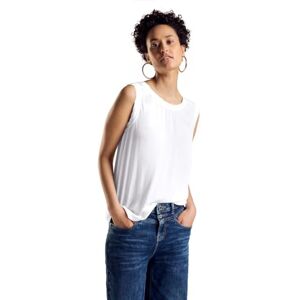 Street One Top med detaljer, Vit, 44 Street One Top med detaljer, Vit, 44