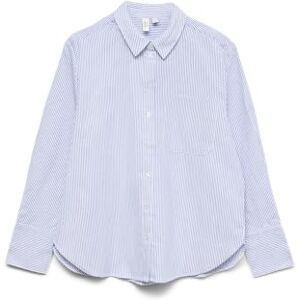 VERO MODA Vminge L/S Shirt WVN Btq, palats blå, S VERO MODA Vminge L/S Shirt WVN Btq, palats blå, S