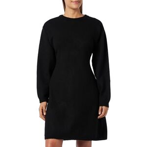 MAMA.LICIOUS Dam Mllight L/S Abk Knit Dress A klänning, svart, S MAMA.LICIOUS Dam Mllight L/S Abk Knit Dress A klänning, svart, S