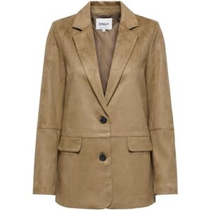 ONLY Onltulip Life Faux Suede Blazer Cc OTW, konjak, x_l ONLY Onltulip Life Faux Suede Blazer Cc OTW, konjak, x_l