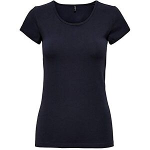 ONLY Dam-t-shirt Onllive Love Life Basic damskjorta, svart, XL ONLY Dam-t-shirt Onllive Love Life Basic damskjorta, svart, XL
