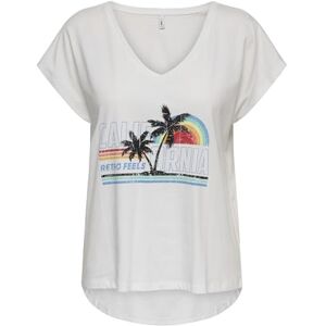 ONLY Onllucy Life S/S V-hals topp Cs JRS, Molndansare, S ONLY Onllucy Life S/S V-hals topp Cs JRS, Molndansare, S