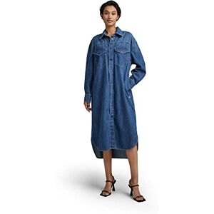 G-STAR RAW Dam boxy Shirt klänningar, Blå (Faded Harbor D22587-d252-d331), S G-STAR RAW Dam boxy Shirt klänningar, Blå (Faded Harbor D22587-d252-d331), S