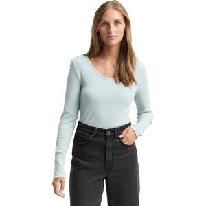 TOM TAILOR Denim dam långärmad T-shirt, 13733 – Silver Cloud Blue, XL TOM TAILOR Denim dam långärmad T-shirt, 13733 – Silver Cloud Blue, XL