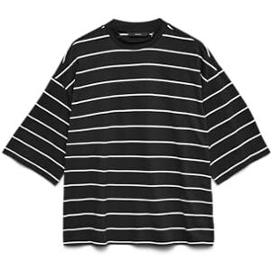 VERO MODA Vmmolly 3/4 Top Ga JRS Noos, svart, XS VERO MODA Vmmolly 3/4 Top Ga JRS Noos, svart, XS