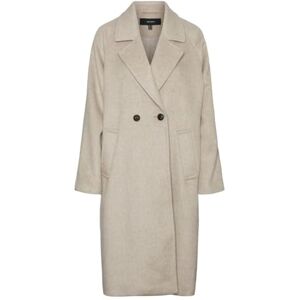 VERO MODA Bestseller A/S VMHAZEL Lång ullrock BOOS kappa, silver mink/detalj: melange, XL, Silver Mink/Detail:MELANGE, XL VERO MODA Bestseller A/S VMHAZEL Lång ullrock BOOS kappa, silver mink/detalj: melange, XL, Silver Mink/Detail:MELANGE, XL
