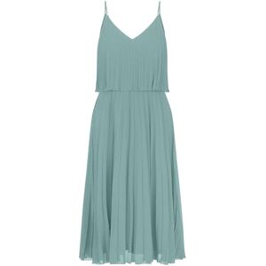 APART Fashion APART kort veckad klänning av något kornig, veckad chiffong, med blomtryck, Jade, 38 APART Fashion APART kort veckad klänning av något kornig, veckad chiffong, med blomtryck, Jade, 38